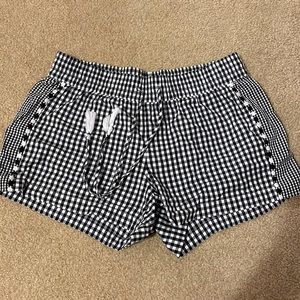 Vineyard Vines gingham drawstring shorts